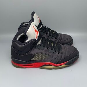 Jordan 5 Retro Satin Bred Basketball Shoes 440888-006 Youth Sz 7Y Women's Sz 8.5